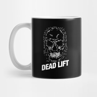 Dead Lift Skull Gym Bodybuilding Gym Lover Illustration Mug